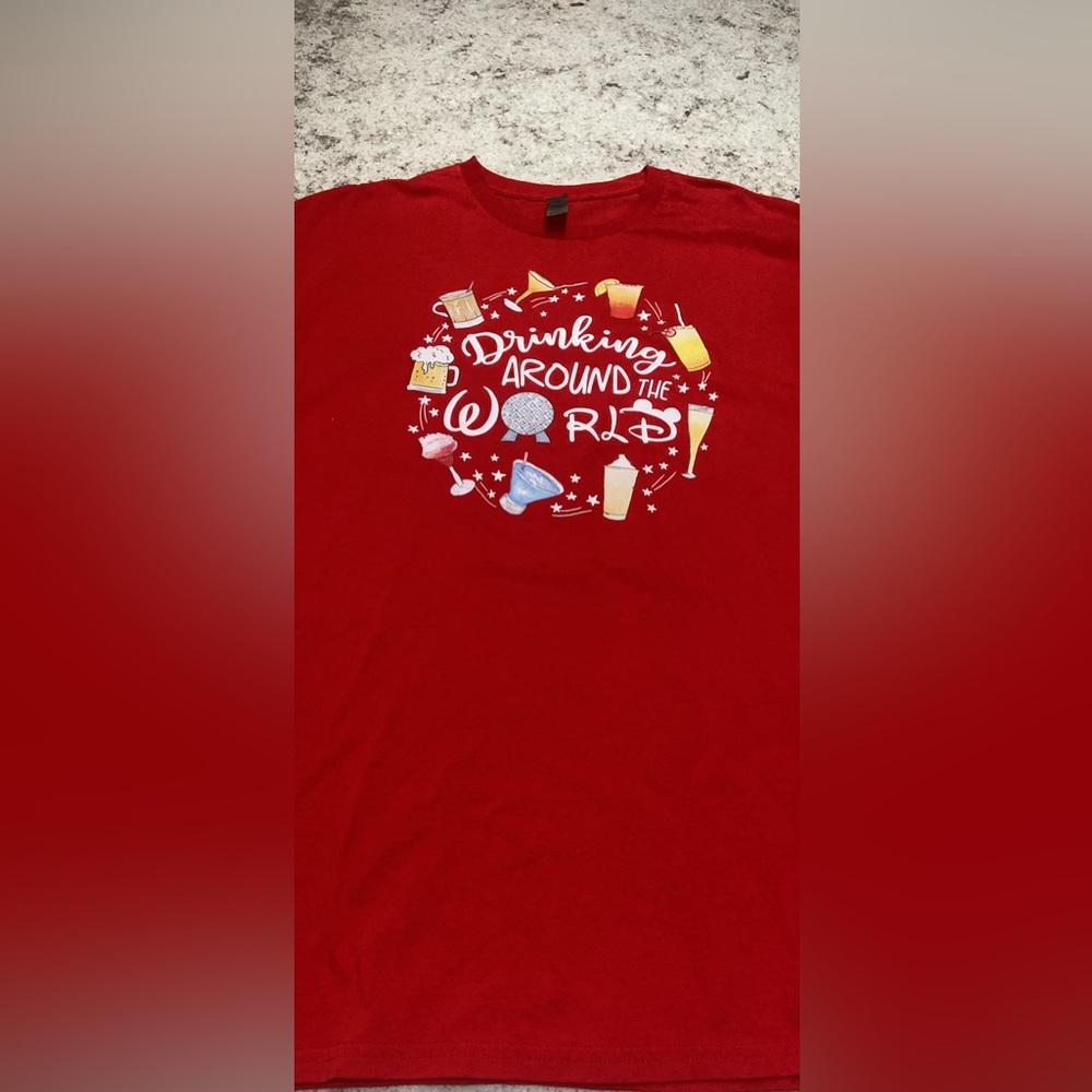 Red disney XL short sleeve shirt